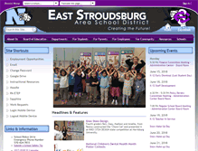 Tablet Screenshot of esasd.net